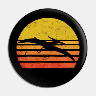 Pterodactylus Pterodactyl Dinosaur Retro Pin