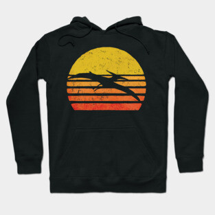 Pterodactylus Pterodactyl Dinosaur Retro Hoodie