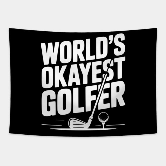 World's Greatest Golfer Tapestry by Frank Ring