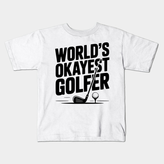 World's Greatest Golfer Kids T-Shirt by Frank Ring