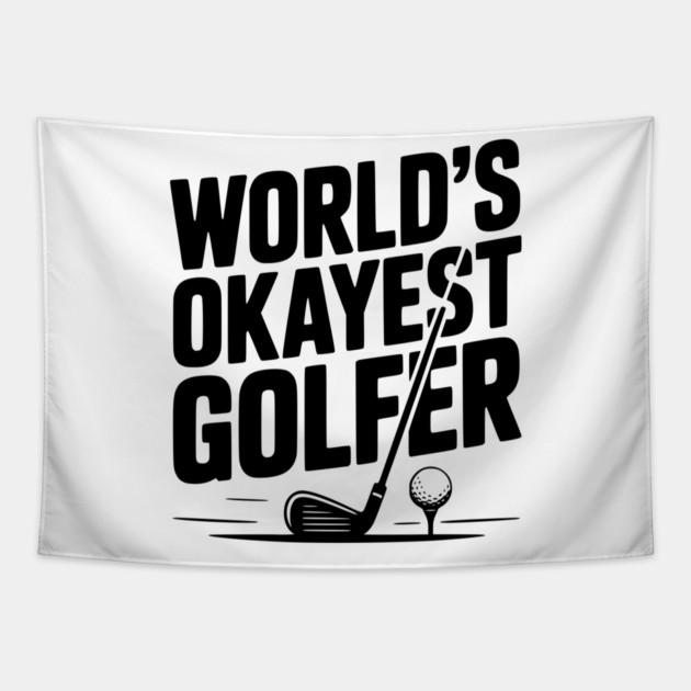 World's Greatest Golfer Tapestry by Frank Ring