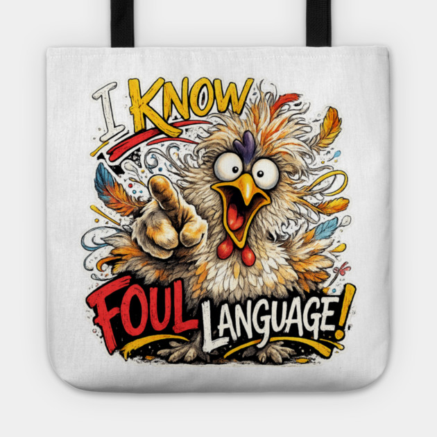 Foul Language Tote by CrazyGirl