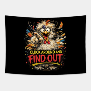 Cluck Around and Find Out! Tapestry