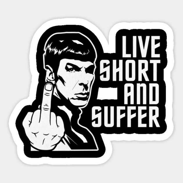 Live Short And Suffer Magnet by Litehouse Tees
