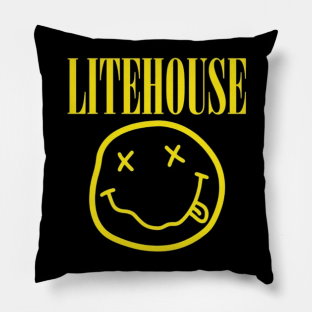 Litehouse Band Pillow by Litehouse Tees