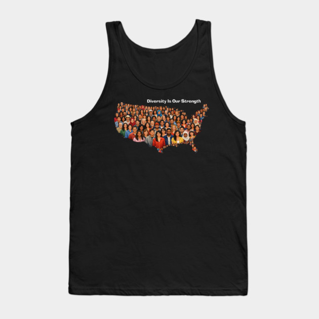 Diversity Is Our Strength Tank Top by Charles's Store 8