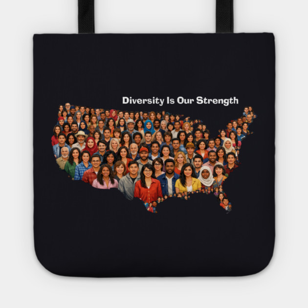 Diversity Is Our Strength Tote by Charles's Store 8