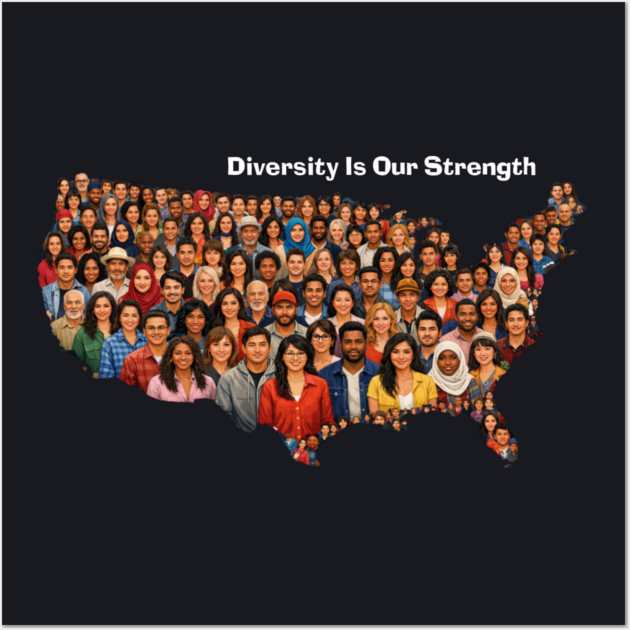 Diversity Is Our Strength Wall Art by Charles's Store 8
