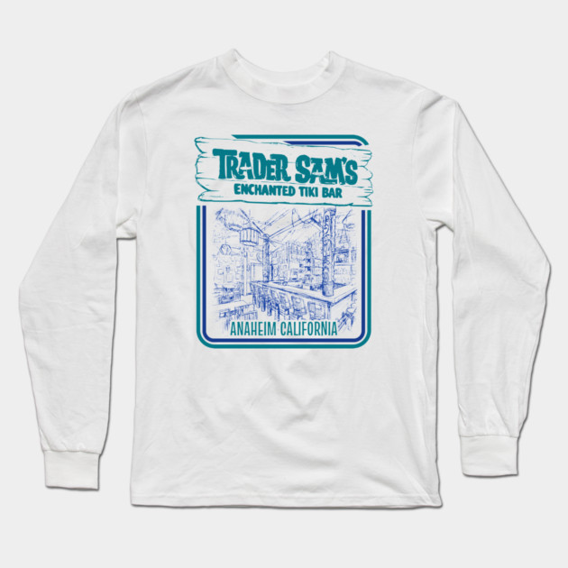 Trader Sam's Enchanted Tiki Bar California Anaheim Long Sleeve T-Shirt by Joaddo
