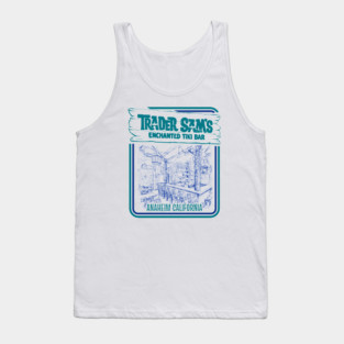 Trader Sam's Enchanted Tiki Bar California Anaheim Tank Top