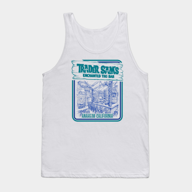 Trader Sam's Enchanted Tiki Bar California Anaheim Tank Top by Joaddo