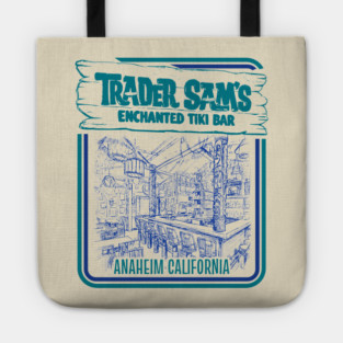 Trader Sam's Enchanted Tiki Bar California Anaheim Tote