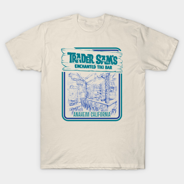 Trader Sam's Enchanted Tiki Bar California Anaheim T-Shirt by Joaddo