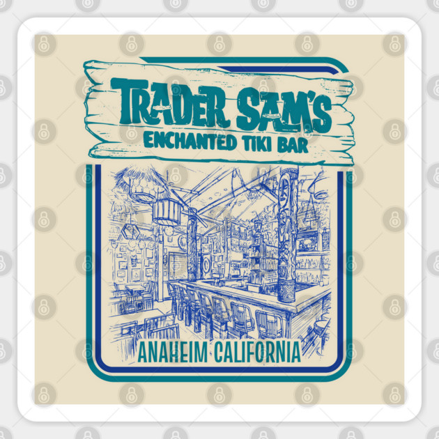 Trader Sam's Enchanted Tiki Bar California Anaheim Sticker by Joaddo