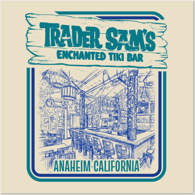 Trader Sam's Enchanted Tiki Bar California Anaheim Wall Art by Joaddo