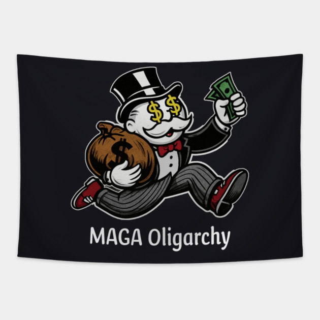 MAGA Oligarchy Tapestry by Charles's Store 8