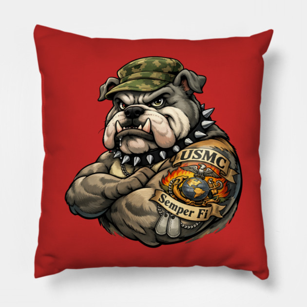 Semper Fidelis — Always Faithful Pillow by CrazyGirl