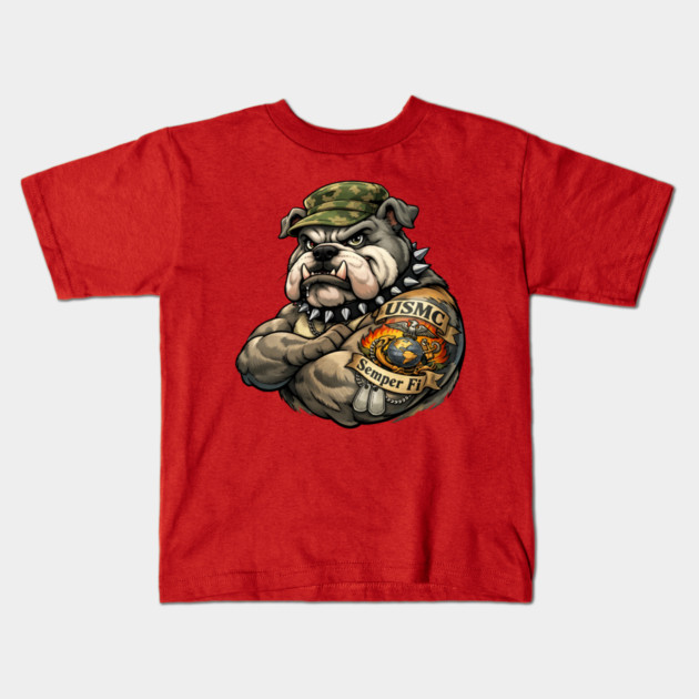 Semper Fidelis — Always Faithful Kids T-Shirt by CrazyGirl