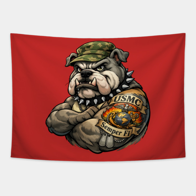 Semper Fidelis — Always Faithful Tapestry by CrazyGirl