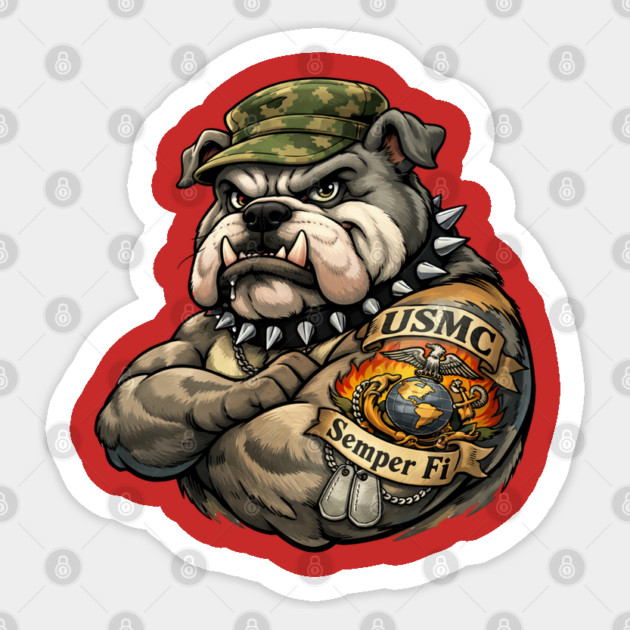 Semper Fidelis — Always Faithful Sticker by CrazyGirl