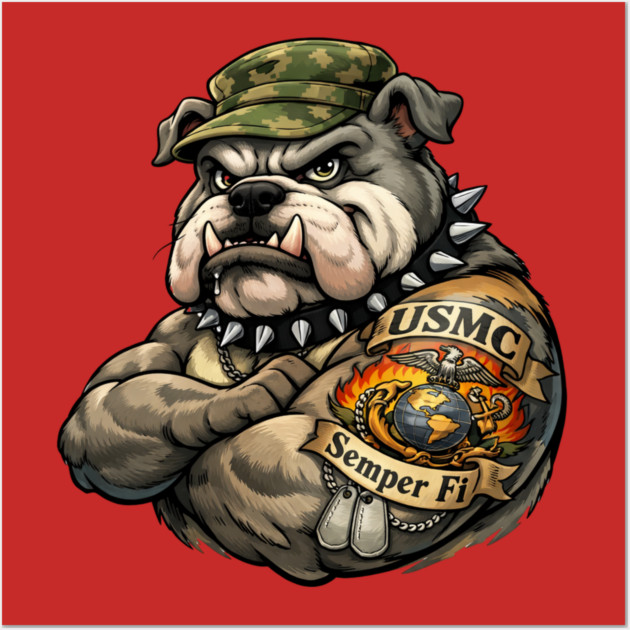 Semper Fidelis — Always Faithful Wall Art by CrazyGirl