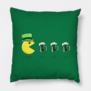 St Pacman's Day Pillow