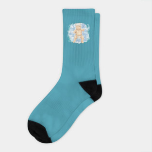Finn the buff baby (Adventure Time fan art) Socks