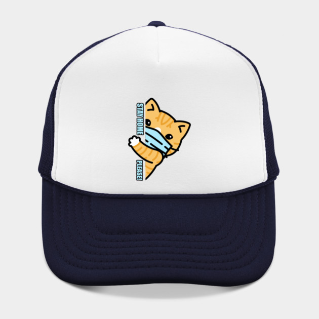 Stay Home Kitten Wearing a Face Mask by creative