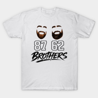 Brothers Beard Jersey – 87 & 62 Brother Tribute Shirt T-Shirt