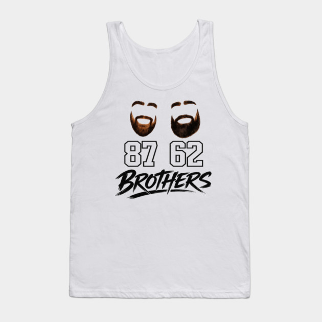 Brothers Beard Jersey – 87 & 62 Brother Tribute Shirt Tank Top by CrazyGirl
