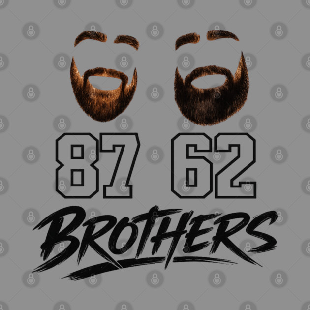 Brothers Beard Jersey – 87 & 62 Brother Tribute Shirt by CrazyGirl