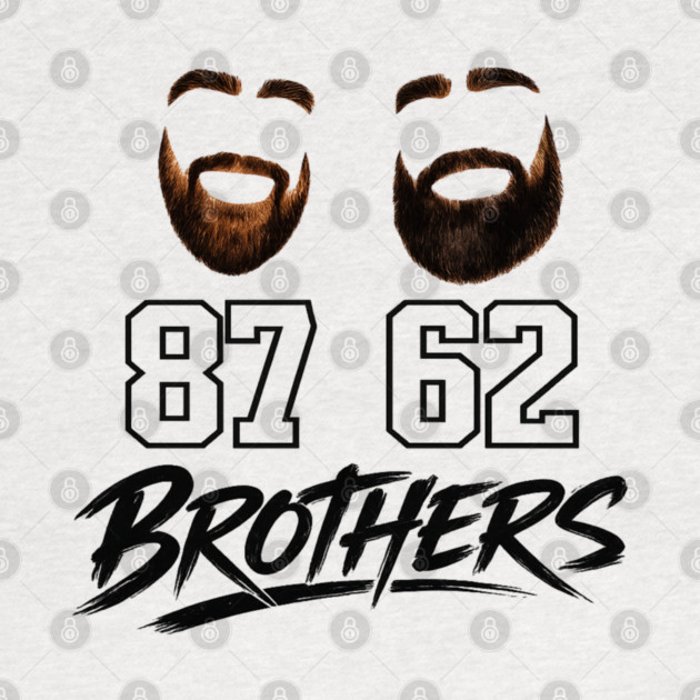 Brothers Beard Jersey – 87 & 62 Brother Tribute Shirt by CrazyGirl