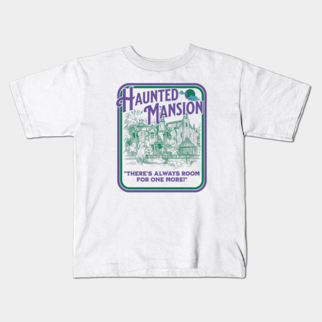Haunted Mansion Sketch Vintage Design Kids T-Shirt by Joaddo