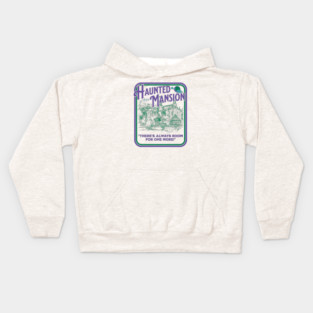 Haunted Mansion Sketch Vintage Design Kids Hoodie