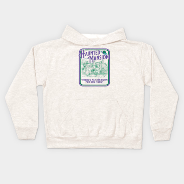 Haunted Mansion Sketch Vintage Design Kids Hoodie by Joaddo