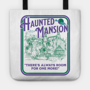 Haunted Mansion Sketch Vintage Design Tote