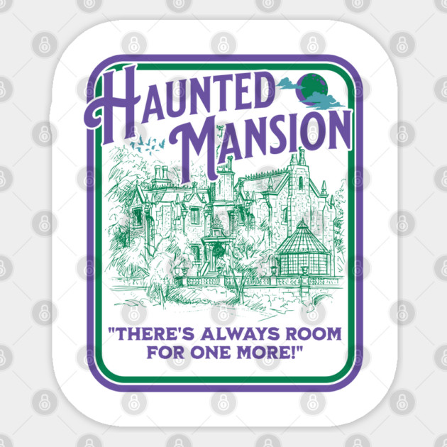Haunted Mansion Sketch Vintage Design Sticker by Joaddo
