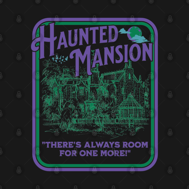 Haunted Mansion Sketch Vintage Design by Joaddo