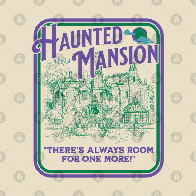 Haunted Mansion Sketch Vintage Design by Joaddo