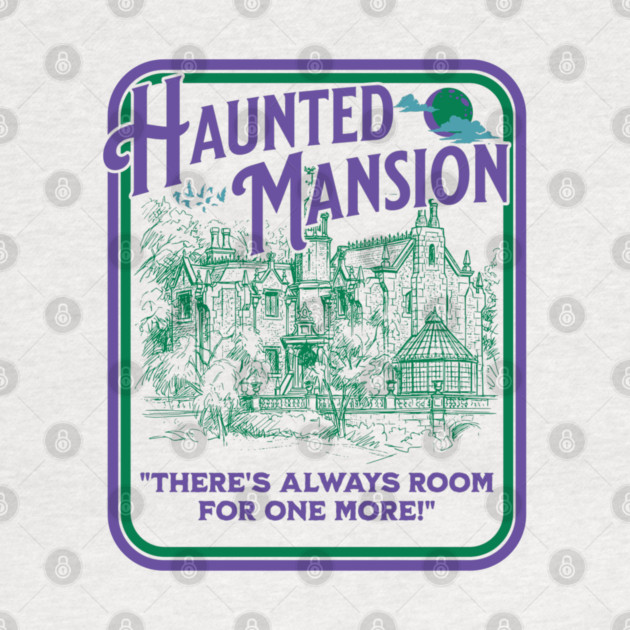 Haunted Mansion Sketch Vintage Design by Joaddo