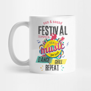 Festival Summer Dancing Chilling Mug