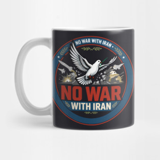 No War With Iran Mug