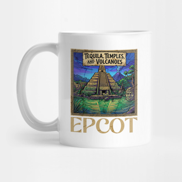 Mexico Pavilion at Epcot Tequila, Temples, and Volcanoes by Joaddo