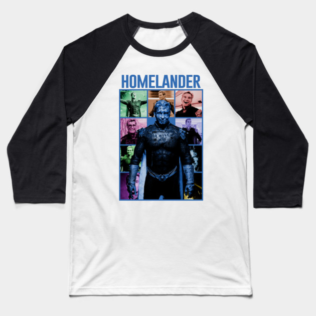 Iconic Collage Collection // Homelander Baseball T-Shirt by Tv Moments