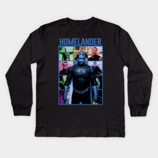 Iconic Collage Collection // Homelander Kids Long Sleeve T-Shirt