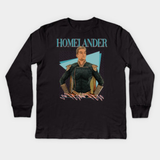 Vapor Pop 90s // Homelander Kids Long Sleeve T-Shirt