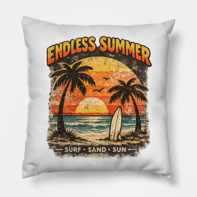 Endless Summer Pillow by CrazyGirl
