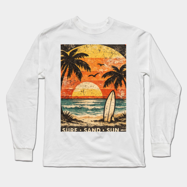 Endless Summer Long Sleeve T-Shirt by CrazyGirl