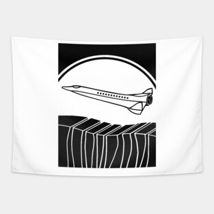 Flight Over The Keyboard Range Tapestry