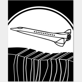 Flight Over The Keyboard Range Posters and Art